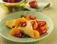 Strawberry-Mandarin Omelet