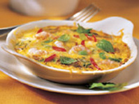 Vegetable Shrimp Frittata