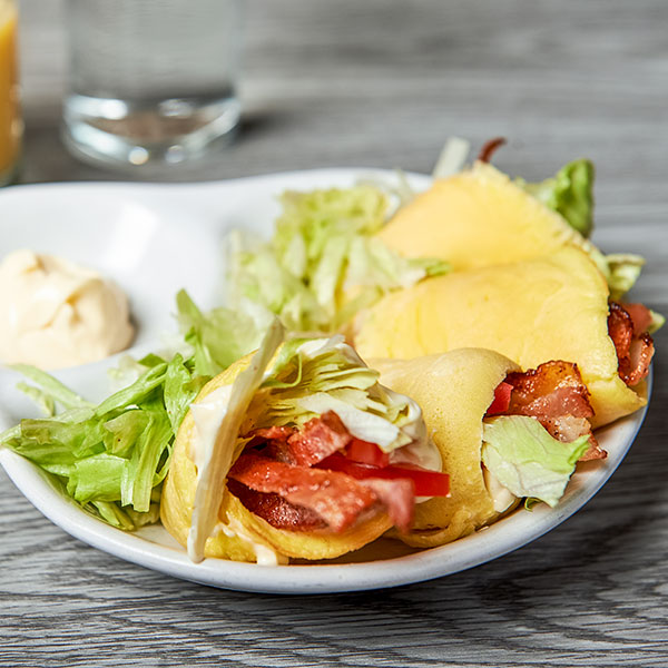 Maple BLT Egg Crêpe