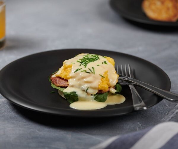 Scrambled Egg Benedict