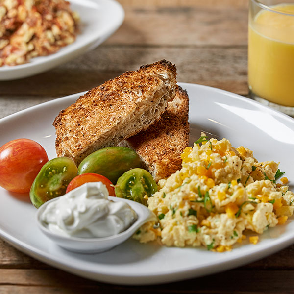Sour Cream & Chive Scrambled Eggs