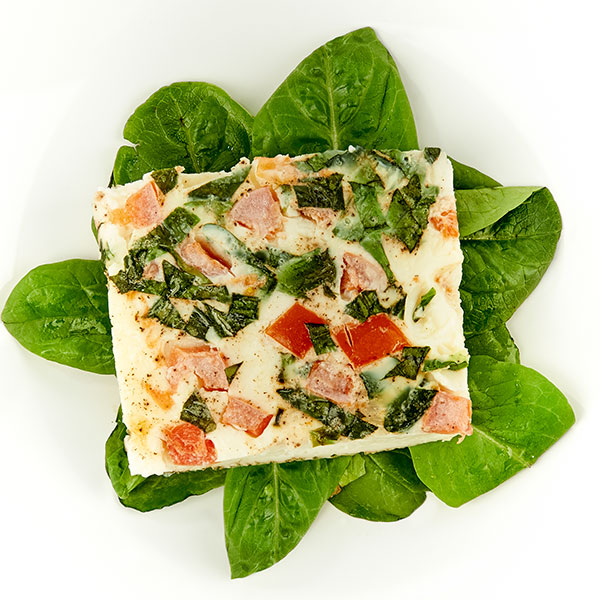 Tomato & Basil Egg White Frittata